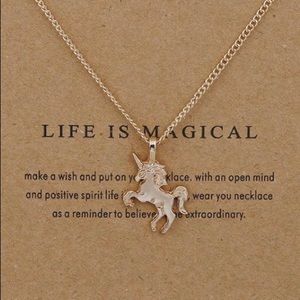 4 for $20 Life is Magical gold dainty necklace